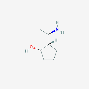 (1S,2S)-2-[(1R)-1-Aminoethyl]cyclopentan-1-ol