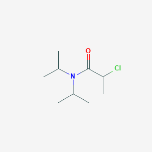 molecular formula C9H18ClNO B3002551 2-chloro-N,N-bis(propan-2-yl)propanamide CAS No. 90477-06-8