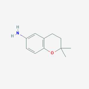 molecular formula C11H15NO B3002677 2,2-Dimethyl-chroman-6-ylamine CAS No. 19989-18-5