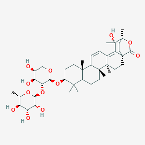 molecular formula C41H62O12 B3002687 Ilekudinchoside D CAS No. 1239453-11-2
