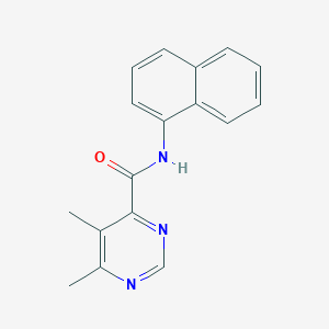 5,6-Dimethyl-N-naphthalen-1-ylpyrimidine-4-carboxamide