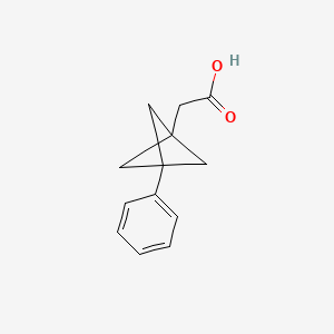 2-(3-Phenyl-1-bicyclo[1.1.1]pentanyl)acetic acid