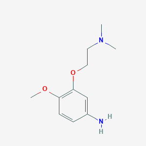 3-[2-(Dimethylamino)ethoxy]-4-methoxyaniline