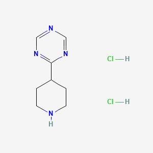 2-(Piperidin-4-yl)-1,3,5-triazine dihydrochloride