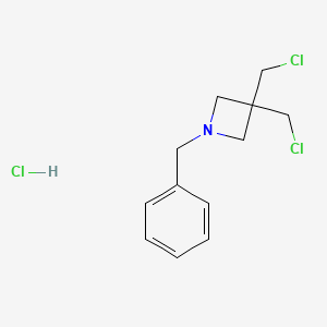1-Benzyl-3,3-bis(chloromethyl)azetidine hydrochloride