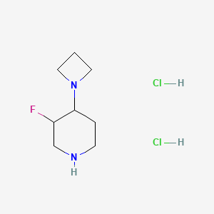 4-(Azetidin-1-yl)-3-fluoropiperidine dihydrochloride