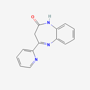 4-Pyridin-2-yl-1,3-dihydro-1,5-benzodiazepin-2-one