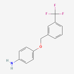 4-{[3-(Trifluoromethyl)phenyl]methoxy}aniline