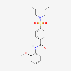 4-(dipropylsulfamoyl)-N-(2-methoxyphenyl)benzamide