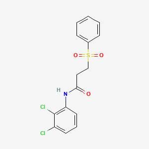 3-(benzenesulfonyl)-N-(2,3-dichlorophenyl)propanamide