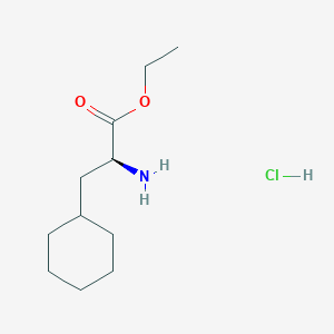 ethyl (2S)-2-amino-3-cyclohexylpropanoate hydrochloride