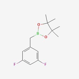 2-[(3,5-Difluorophenyl)methyl]-4,4,5,5-tetramethyl-1,3,2-dioxaborolane