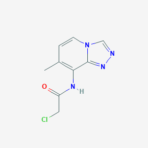 2-Chloro-N-(7-methyl-[1,2,4]triazolo[4,3-a]pyridin-8-yl)acetamide