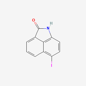 molecular formula C11H6INO B3003055 6-Iodo-1H-benzo[cd]indol-2-one CAS No. 24950-40-1