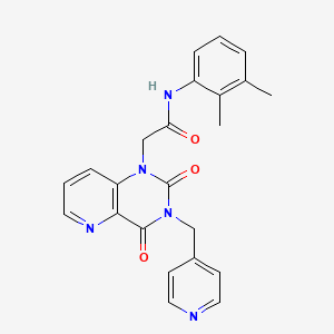 molecular formula C23H21N5O3 B3003063 N-(2,3-dimethylphenyl)-2-(2,4-dioxo-3-(pyridin-4-ylmethyl)-3,4-dihydropyrido[3,2-d]pyrimidin-1(2H)-yl)acetamide CAS No. 941902-39-2