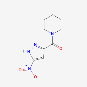 1-[(3-nitro-1H-pyrazol-5-yl)carbonyl]piperidine