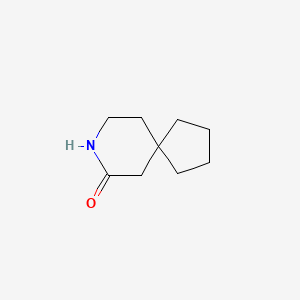 molecular formula C9H15NO B3003068 8-Azaspiro[4.5]decan-7-one CAS No. 1026159-99-8