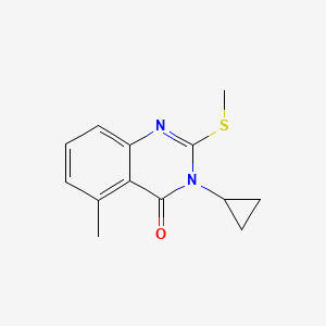 3-cyclopropyl-5-methyl-2-(methylthio)quinazolin-4(3H)-one