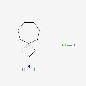 Spiro[3.6]decan-2-amine;hydrochloride