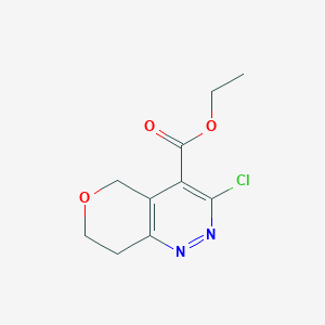 ethyl 3-chloro-5H,7H,8H-pyrano[4,3-c]pyridazine-4-carboxylate