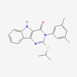 3-(3,5-dimethylphenyl)-2-(isopropylthio)-3H-pyrimido[5,4-b]indol-4(5H)-one