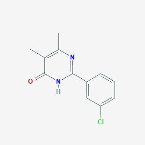 2-(3-chlorophenyl)-5,6-dimethylpyrimidin-4(3H)-one
