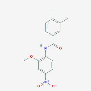 N-(2-methoxy-4-nitrophenyl)-3,4-dimethylbenzamide