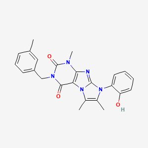 8-(2-hydroxyphenyl)-1,6,7-trimethyl-3-(3-methylbenzyl)-1H-imidazo[2,1-f]purine-2,4(3H,8H)-dione