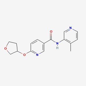 N-(4-methylpyridin-3-yl)-6-((tetrahydrofuran-3-yl)oxy)nicotinamide