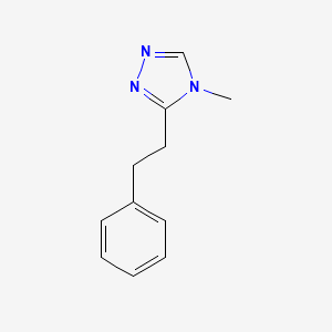 4-methyl-3-(2-phenylethyl)-4H-1,2,4-triazole