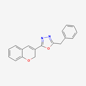 2-benzyl-5-(2H-chromen-3-yl)-1,3,4-oxadiazole