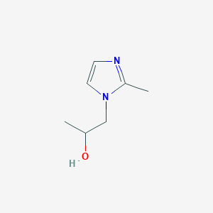 molecular formula C7H12N2O B3003249 1-(2-methyl-1H-imidazol-1-yl)propan-2-ol CAS No. 34091-34-4
