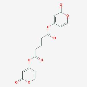 molecular formula C15H12O8 B300341 bis(2-oxo-2H-pyran-4-yl) pentanedioate 
