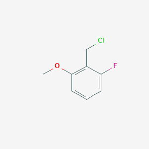 molecular formula C8H8ClFO B3003578 2-(Chloromethyl)-1-fluoro-3-methoxybenzene CAS No. 339586-05-9