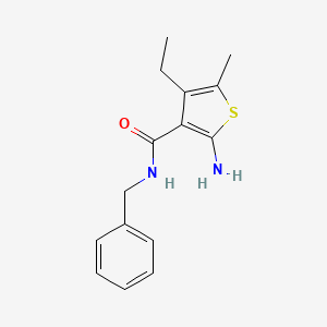 2-amino-N-benzyl-4-ethyl-5-methylthiophene-3-carboxamide