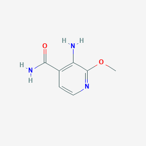 molecular formula C7H9N3O2 B3003602 3-Amino-2-methoxyisonicotinamide CAS No. 1470249-13-8