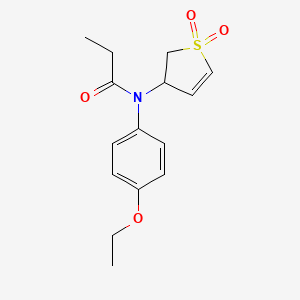 N-(1,1-dioxido-2,3-dihydrothiophen-3-yl)-N-(4-ethoxyphenyl)propionamide