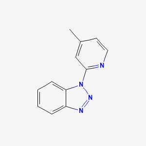Benzotriazole, 1-(4-methylpyridin-2-yl)-