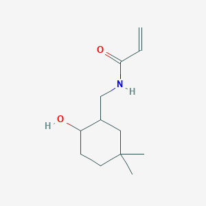 B3003750 N-[(2-Hydroxy-5,5-dimethylcyclohexyl)methyl]prop-2-enamide CAS No. 2361640-28-8