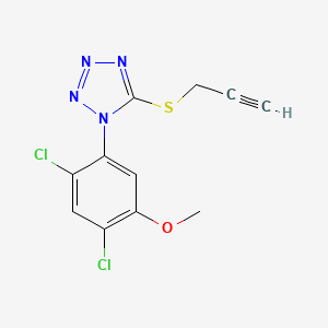 1-(2,4-dichloro-5-methoxyphenyl)-5-(2-propynylsulfanyl)-1H-1,2,3,4-tetraazole