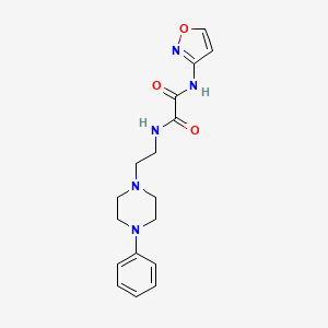 N1-(isoxazol-3-yl)-N2-(2-(4-phenylpiperazin-1-yl)ethyl)oxalamide