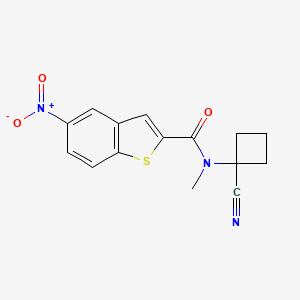 N-(1-cyanocyclobutyl)-N-methyl-5-nitro-1-benzothiophene-2-carboxamide