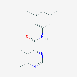 N-(3,5-Dimethylphenyl)-5,6-dimethylpyrimidine-4-carboxamide