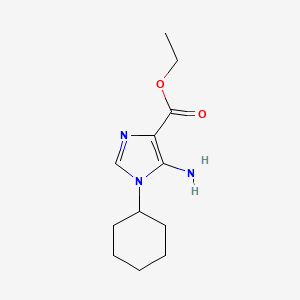 5-amino-4-carbethoxy-1-cyclohexyl-1H-imidazole