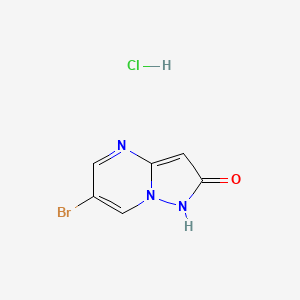6-Bromo-1H-pyrazolo[1,5-a]pyrimidin-2-one;hydrochloride