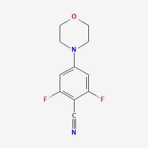 2,6-Difluoro-4-morpholin-4-ylbenzonitrile