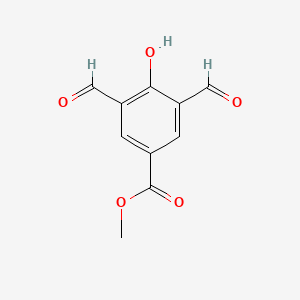 molecular formula C10H8O5 B3003839 Methyl 3,5-diformyl-4-hydroxybenzoate CAS No. 328030-95-1
