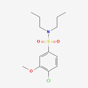 4-chloro-3-methoxy-N,N-dipropylbenzenesulfonamide