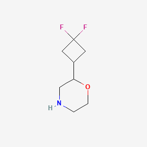 molecular formula C8H13F2NO B3003842 2-(3,3-Difluorocyclobutyl)morpholine CAS No. 2229138-09-2