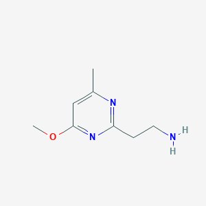 molecular formula C8H13N3O B3003853 2-(4-Methoxy-6-methylpyrimidin-2-yl)ethanamine CAS No. 944899-20-1